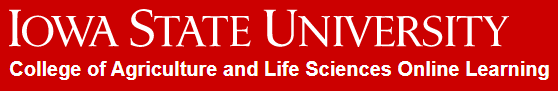 Iowa State University - College of Agriculture and Life Sciences Online Learning